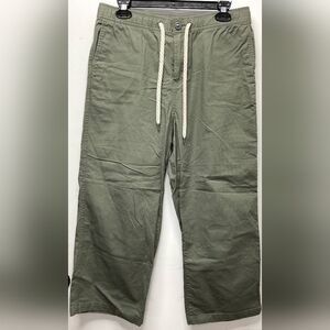 Vuori Women's Green Pants Large Pockets Athletic Hiking